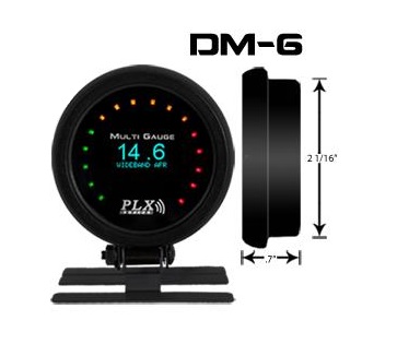 PLX DM-6 Gauge / Display unit (Gen 4)